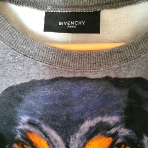 Authentic Givenchy Rottweiler grey sweatshirt M Unisex!!